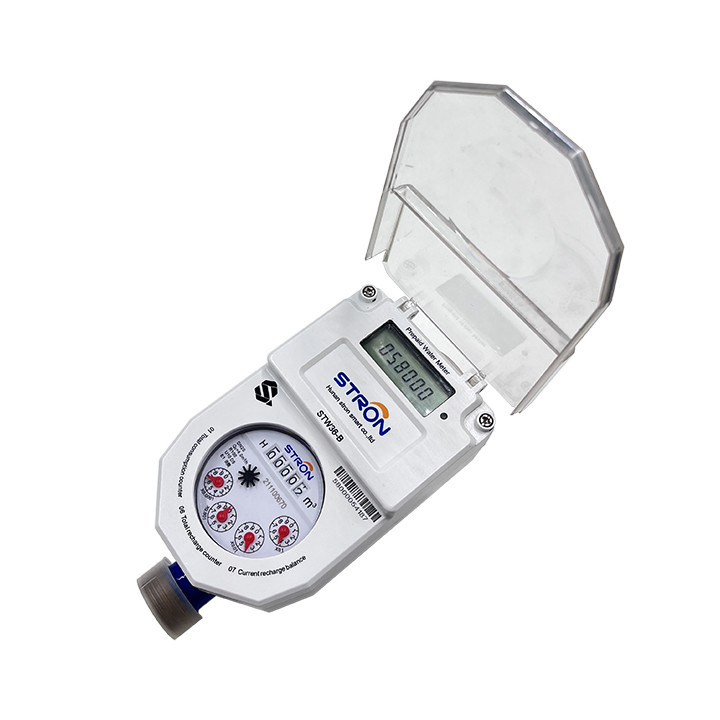 Medidor de agua prepagado de 100000h con tipo de interruptor sensible al cuerpo y pago móvil M-PESA