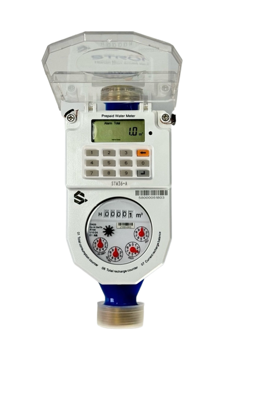 Medidor de agua prepagado de 100000h con tipo de interruptor sensible al cuerpo y pago móvil M-PESA