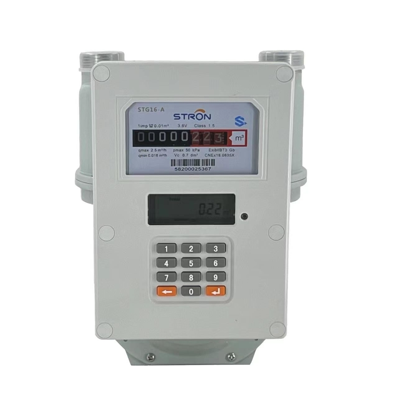 G1.6/G2.5/G4 LORA Comunicación GLP STS doméstico Contador electrónico inteligente de gas prepagado