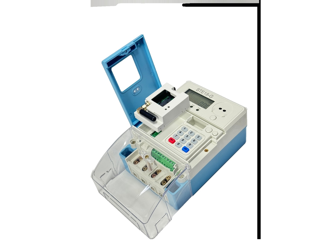 Contador eléctrico inteligente de prepago Empoderamiento de las empresas con gestión inteligente de la energía GPRS STS Contador de prepago de fase única Pago móvil inteligente con tecnología móvil avanzada