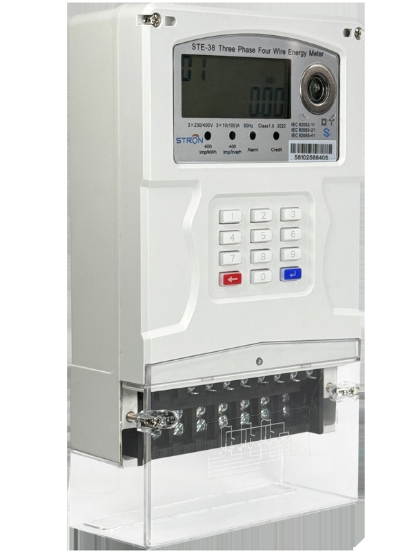 Medidor eléctrico inteligente 100A Clasificación de corriente máxima 2.0 Precisión energética para mediciones precisas de energía