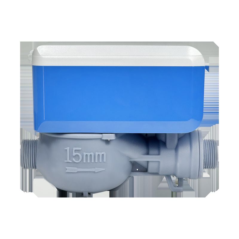 Medidor de agua inteligente con cambio prepago y pospago para más de 10 años de duración de almacenamiento de datos y opciones de comunicación RF LORA