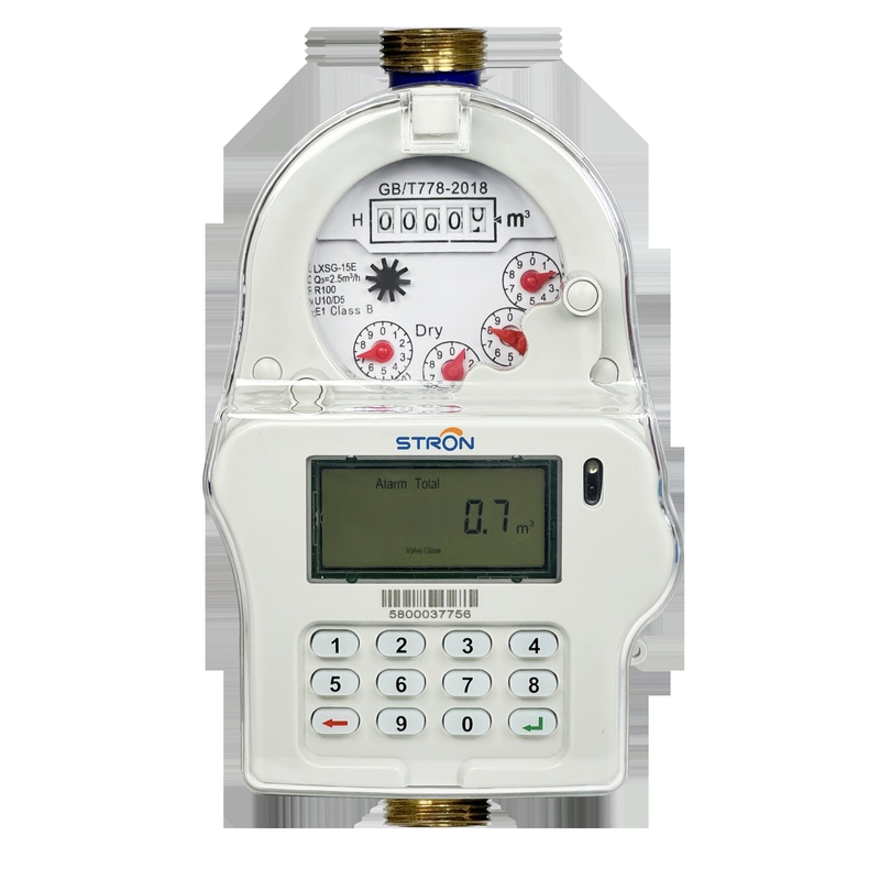 Lectura remota inalámbrica controlada por válvula Contadores de agua inteligentes Personalización para ODM OEM y ventaja anti-tamper