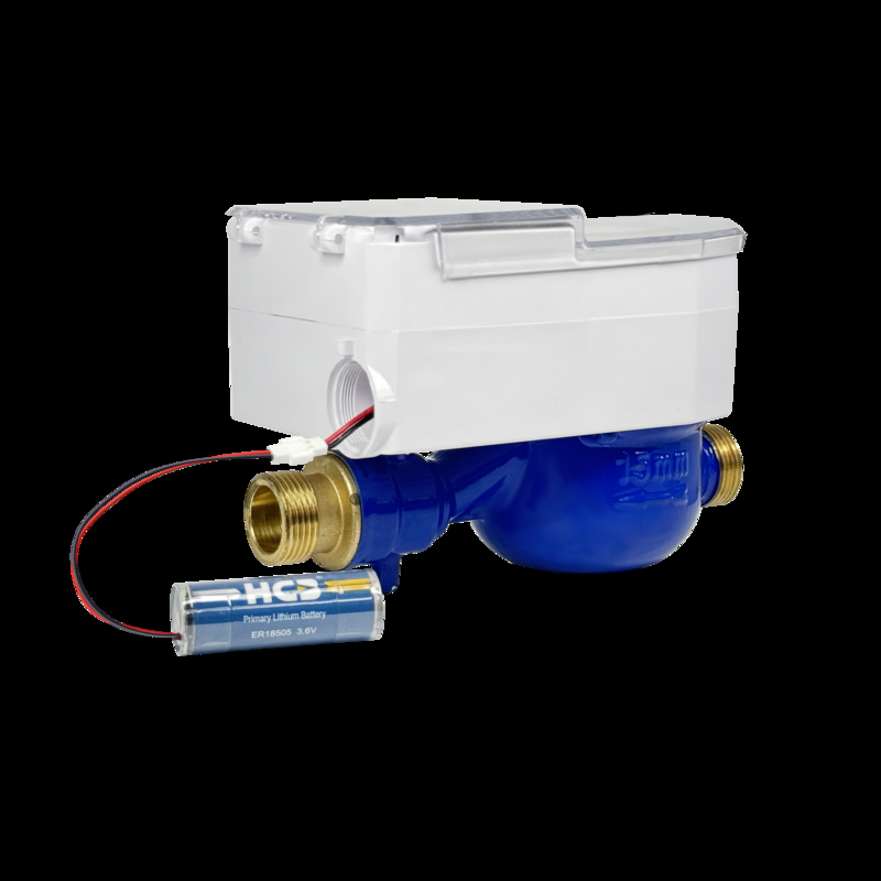 Medidor de agua prepago STW36-B Modo prepago 1.2kg Monitorización del consumo de agua con pantalla digital para uso municipal e industrial