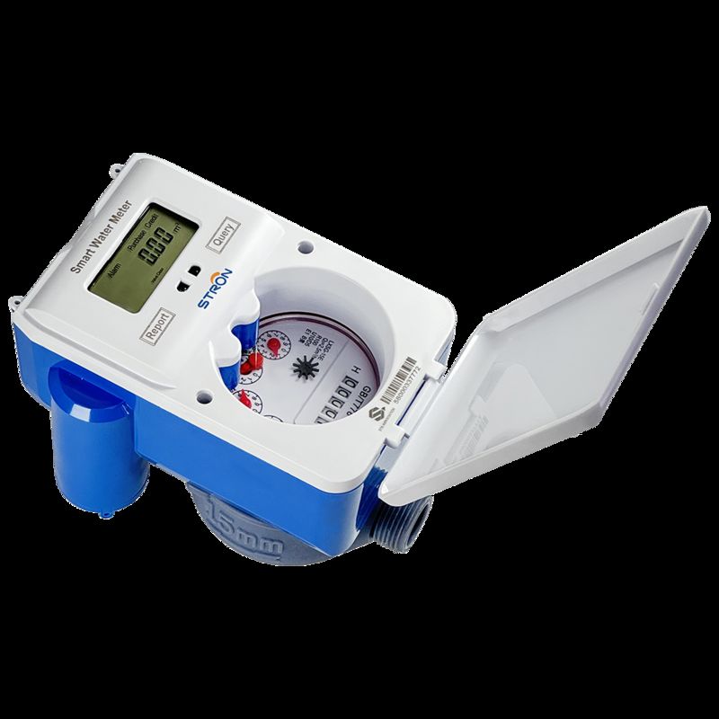 STS Contador de agua de alta cantidad de prepago - Ataque antimagnético, recarga remota, pantalla LCD y fácil operación para el sistema avanzado de lectura automática del medidor