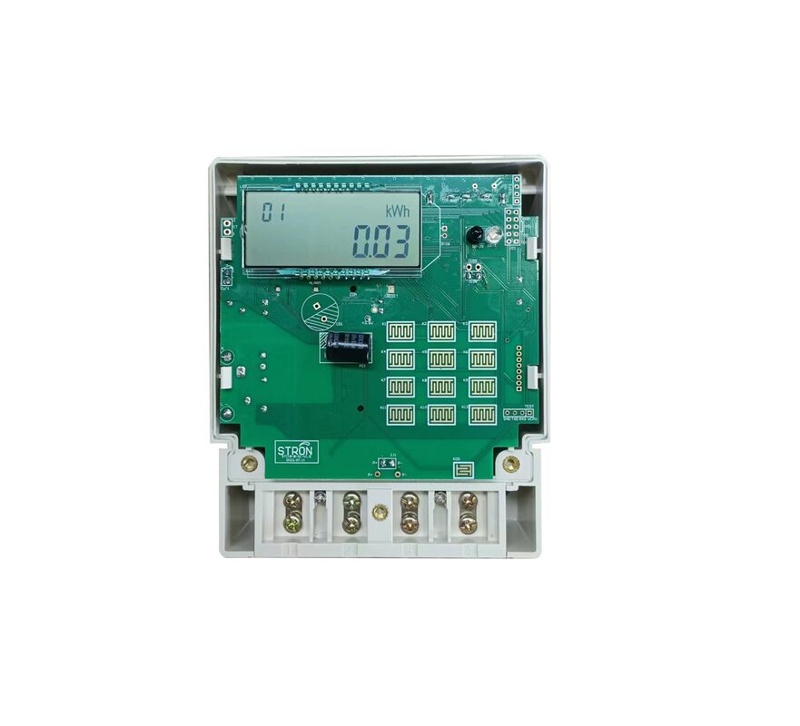 Venta Caliente STS Monofásico M-PESA Medidor de Electricidad Inteligente Prepago con Teclado y Pantalla LCD Clase 1.0 Sistema de Venta de Precisión