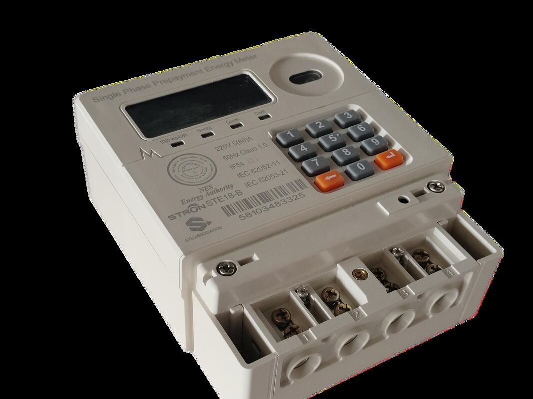Tipo de token prepagado Contador de electricidad inteligente prepagado integrado con capacidad ilimitada y software de venta de energía de apoyo Stronpay