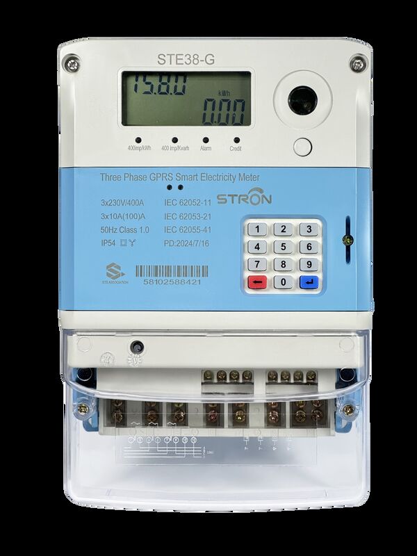 Contador de electricidad inteligente de prepago que ofrece mediciones y operaciones de alta precisión en diversas condiciones ambientales