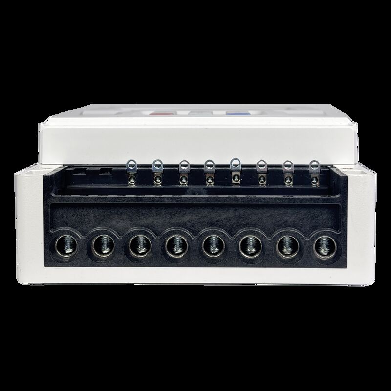 Medidor de electricidad prepago inteligente con chip de medición de alta precisión y componentes clave de marcas internacionales para su funcionamiento