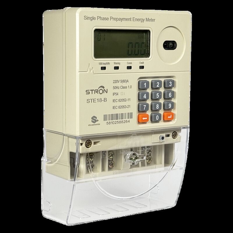 Contador de electricidad inteligente de prepago que admite múltiples métodos de pago y configuración remota para mejorar la experiencia del usuario