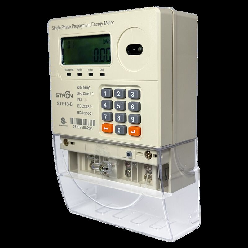 Contador de electricidad inteligente de prepago que admite múltiples métodos de pago y configuración remota para mejorar la experiencia del usuario