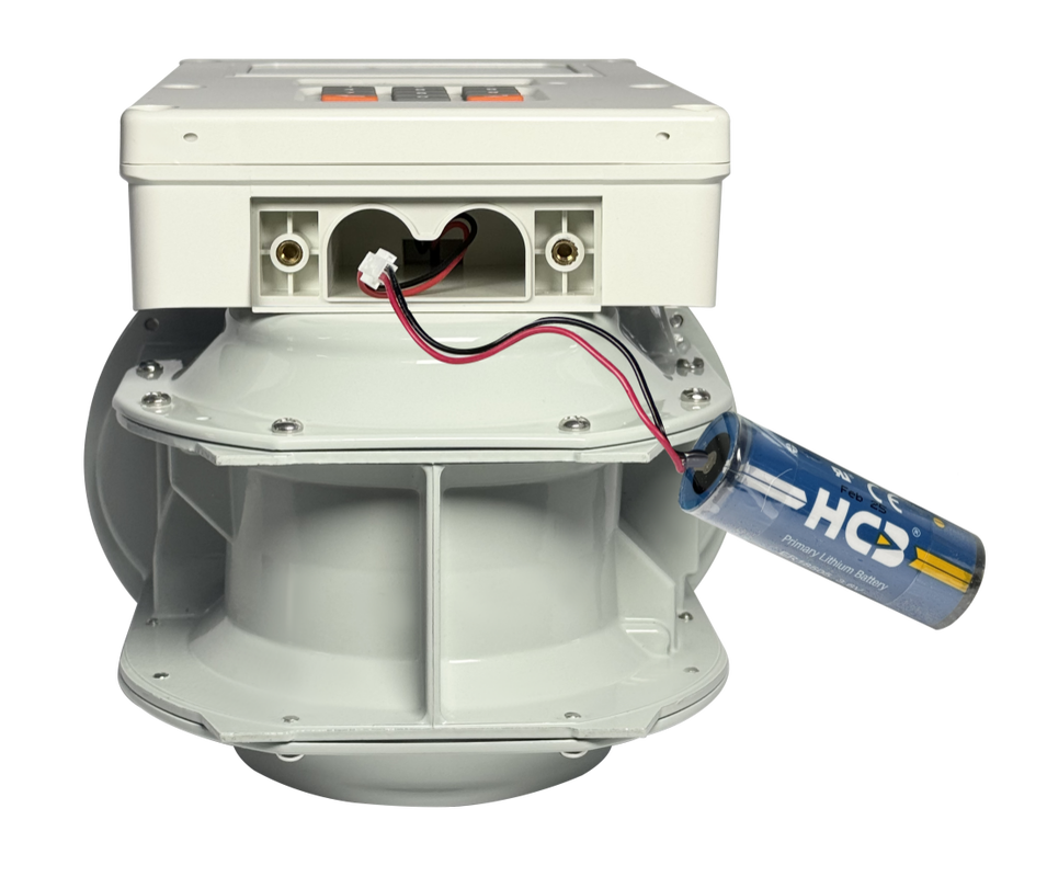 Smart Gas Meter wireless gas measurement system suitable for large scale deployment in commercial and industrial environments