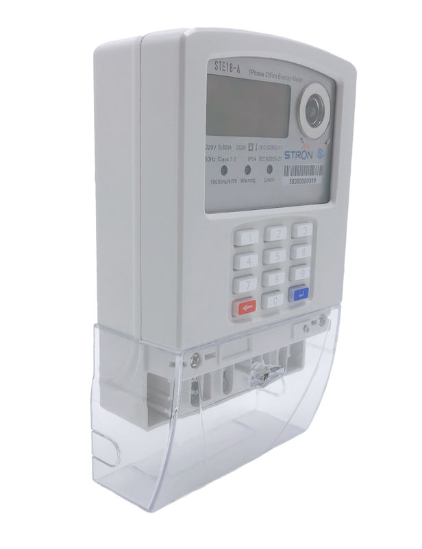 Medidor de energía prepagado de tres fases con teclado SmartPay Trio 3800 con frecuencia 50/60Hz
