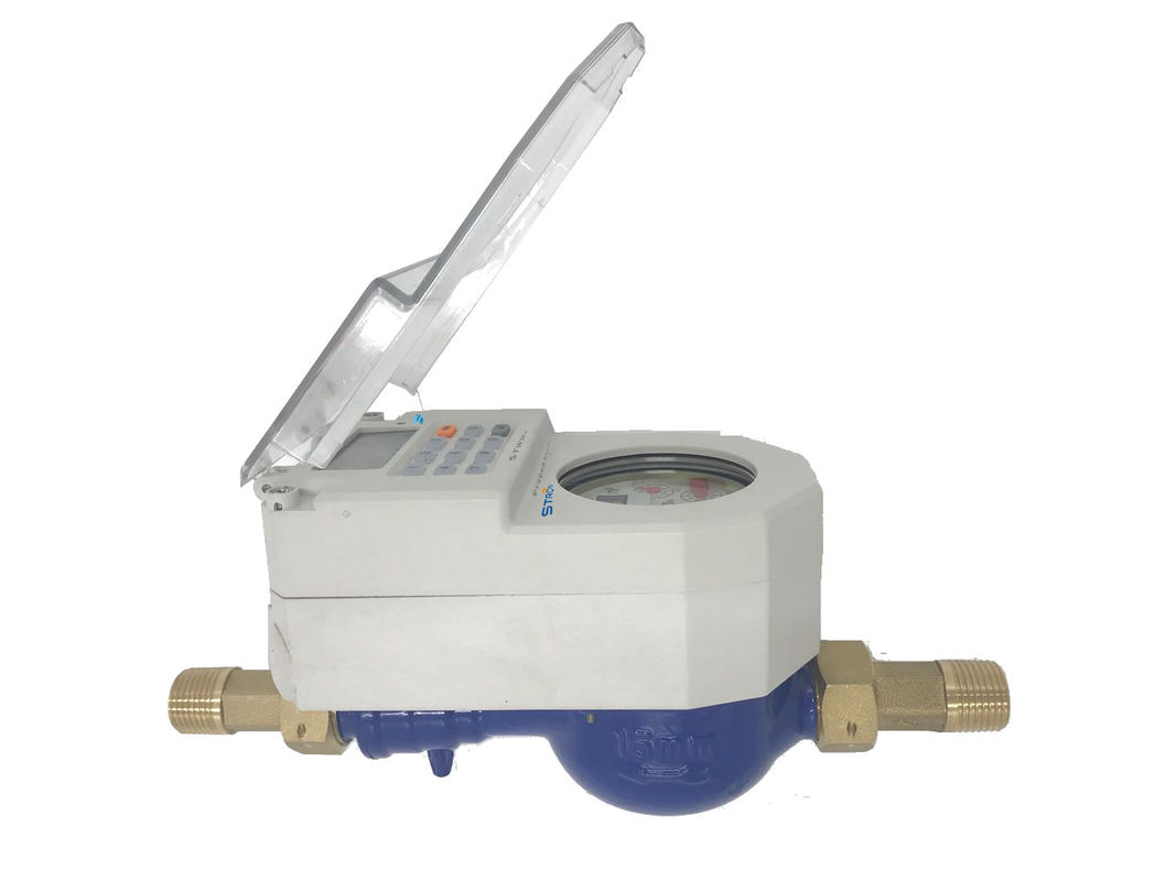 El SÍMBOLO estándar del telclado numérico de STW36-A DN15 Stron STS recarga el contador del agua de cobre amarillo pagado por adelantado Hotsale