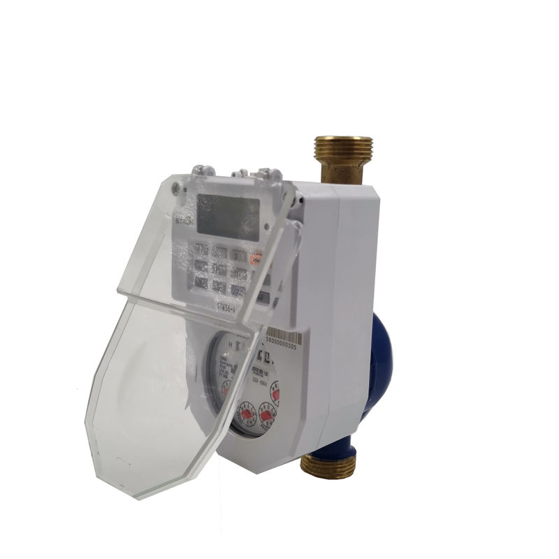 Contador del agua de cobre amarillo del cuerpo DN15, IP68 tipo seco contador del agua