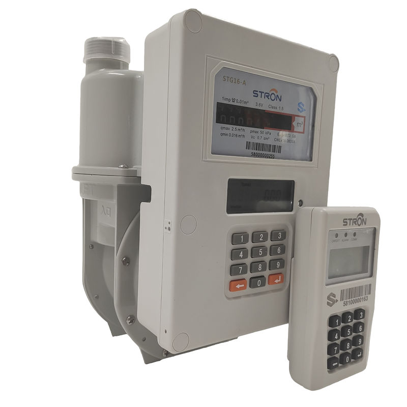 Paga elegante portátil de G4 2dm3 como usted va metro para la medida del consumo del gas