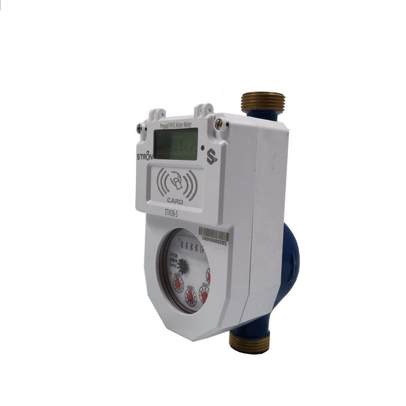Tipo seco contador del agua, metro de ISO4046 IP68 de la corriente de R100 Digitaces