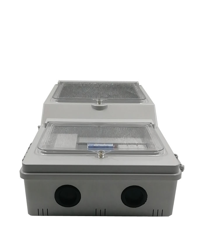 Caja al aire libre ULTRAVIOLETA anti del metro de 3 fases, L519.1mm gabinete del metro de 3 fases