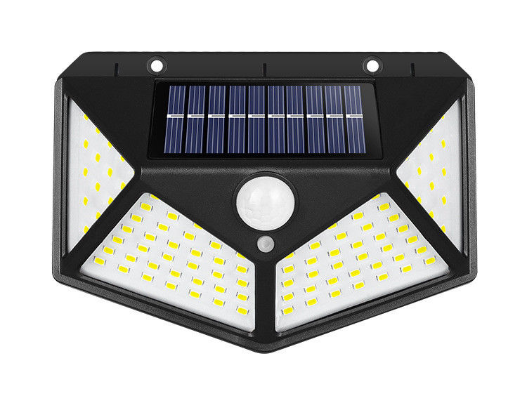 Luces al aire libre solares del pasillo de la inducción del cuerpo de las lámparas de pared del patio 100LED
