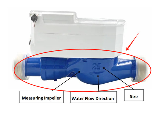 Medición del agua con el medidor de agua inteligente NB-IOT 0,1-90C Temperatura del agua 4-M16/8-M16/8-M16/8-M20 pernos de conexión