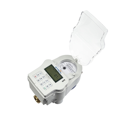 Medidor de agua prepago de entrada DN15/DN20/DN25 con sistema de venta Stronpay y unidad de medida en metros cúbicos