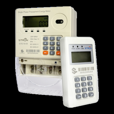 Pagos Móviles Opciones de Recarga Flexibles Medidor de Electricidad Inteligente Prepago con Comunicación PLC y Pantalla Digital Tipo