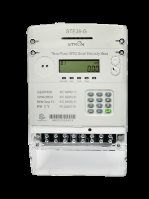 3*230V de voltaje nominal Contador de electricidad inteligente de prepago con compatibilidad de red 2G y 4G Opciones de comunicación por cable e inalámbrico