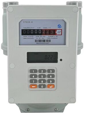 LCD Display High Pressure Air Flow Meter G1.6 Domestic Type Accurate Measurement Device for Industrial Applications and Process Control