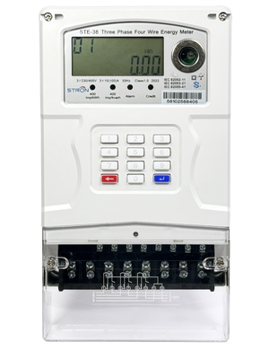 Nominal Voltage 230V Smart Prepaid Electricity Meter Single Phase Prepayment Instrument Designed for Easy Installation and Performance