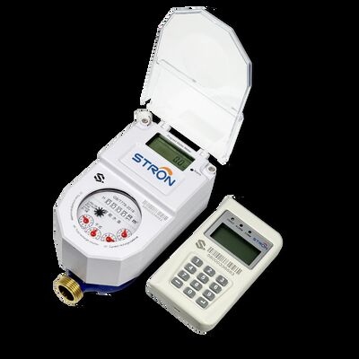 Contador de agua inteligente estándar STS Equipado con un rango de medición de 0-999999 litros y una temperatura de 0C-50C que garantiza los datos de uso del agua