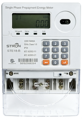 Medidor de electricidad prepago inteligente con corte automático del relé cuando el crédito llega a cero, garantizando un servicio eléctrico seguro y prepago