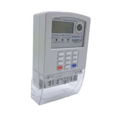 El telclado numérico estándar pagado por adelantado IP54 del STS impermeabiliza 1 metro de la electricidad de los alambres de la fase 4
