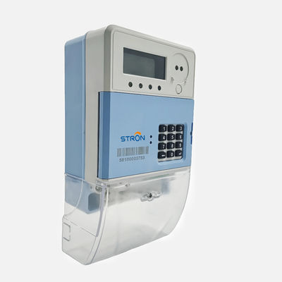 IP54 16kV 1600imp/KWh Smart pagó por adelantado monofásico del metro de la electricidad