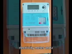 Contador de energía digital de fase única de 80A, medidor eléctrico inteligente de 230V prepagado