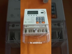 Protección de entrada del medidor de energía monofásico anti-tamper prepagado IP54 impermeable