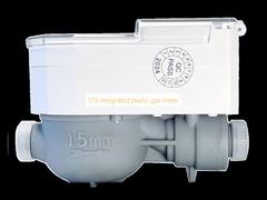 Medidor de gas de plástico integrado STS