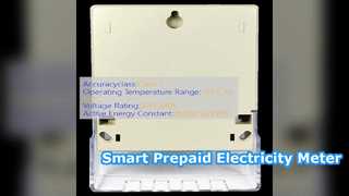 Medidor de electricidad prepago dividido STE18 B con certificación STS